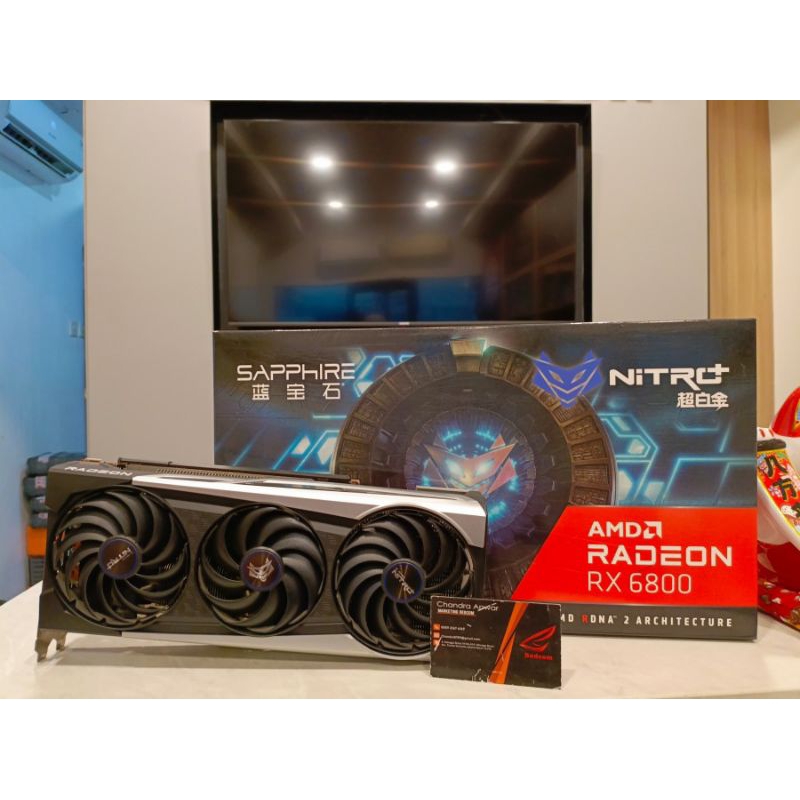 【週末限定値下げ】NITRO + RADEON RX6800 16GB sapphire-nitro-plus-radeon-rx-