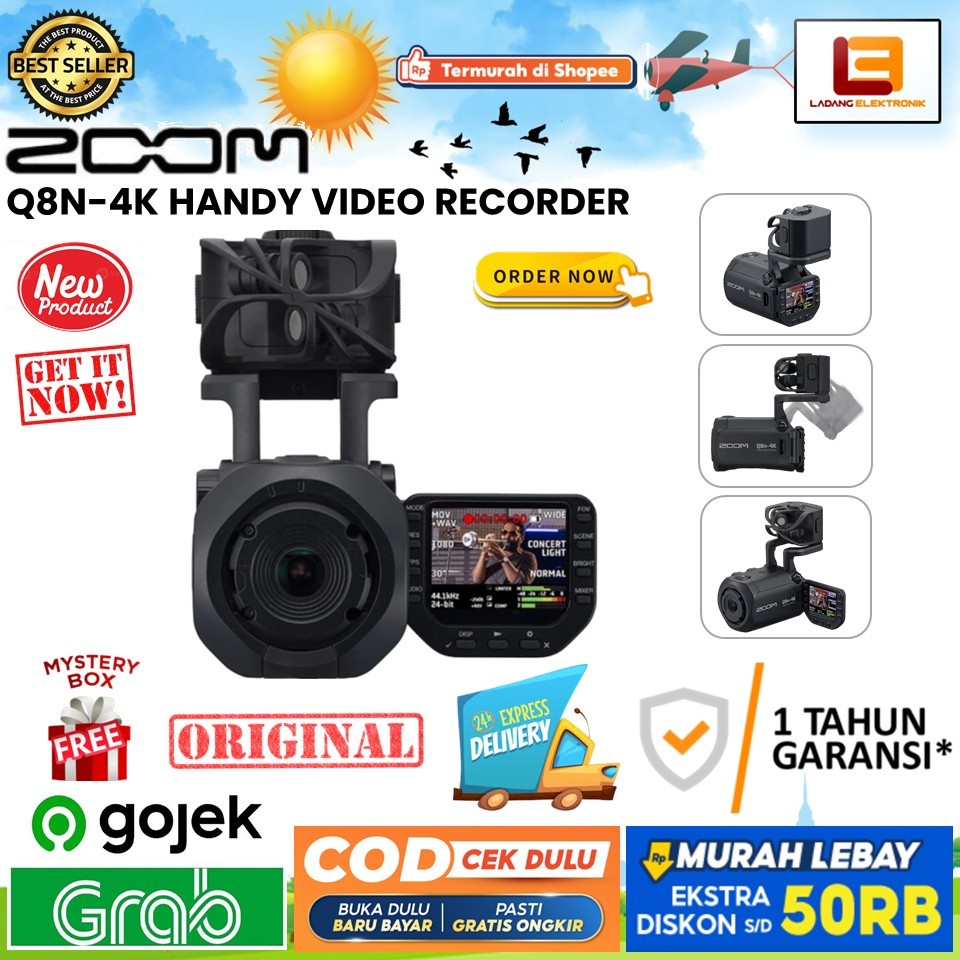 Jual Zoom Q8n-4K Handycam: Compact & Versatile Video Camera | Shopee ...
