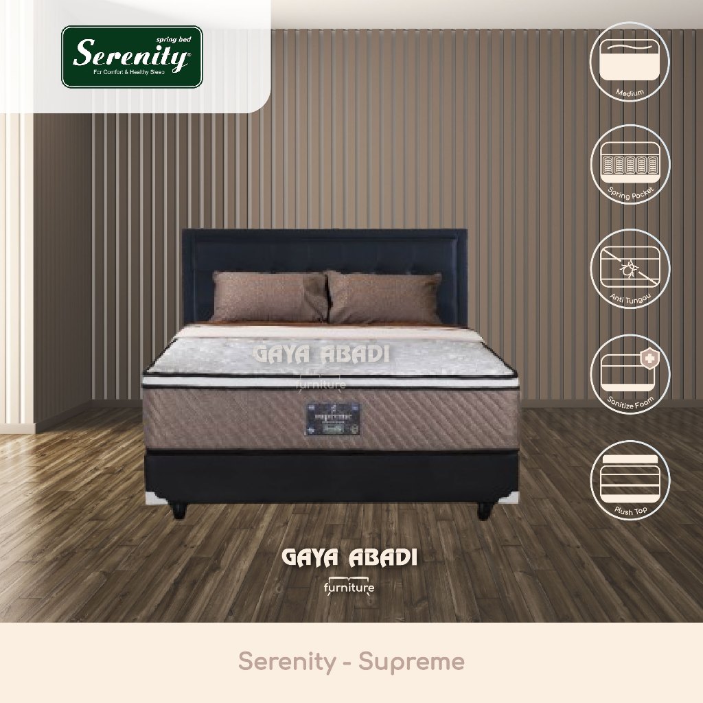 Jual Springbed Serenity Supreme / Kasur Serenity Supreme - Serenity by ...