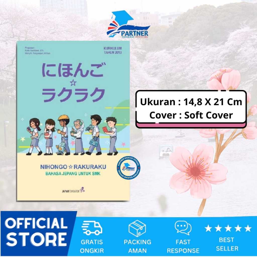 Jual Buku Nihongo Rakuraku Bahasa Jepang Itu Gampang Untuk SMK Buku ...