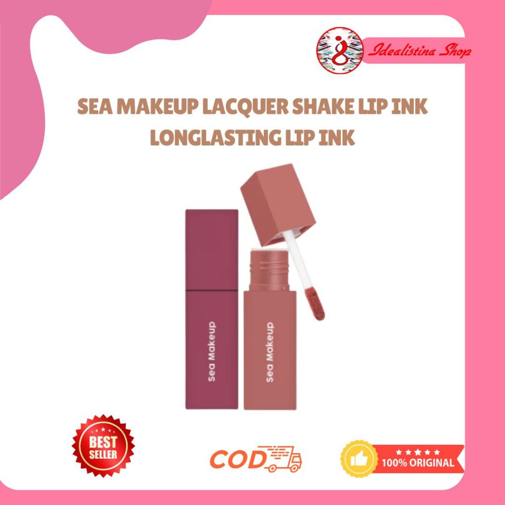 Jual Sea Makeup Lacquer Shake Lip Ink Longlasting lip ink | Shopee ...