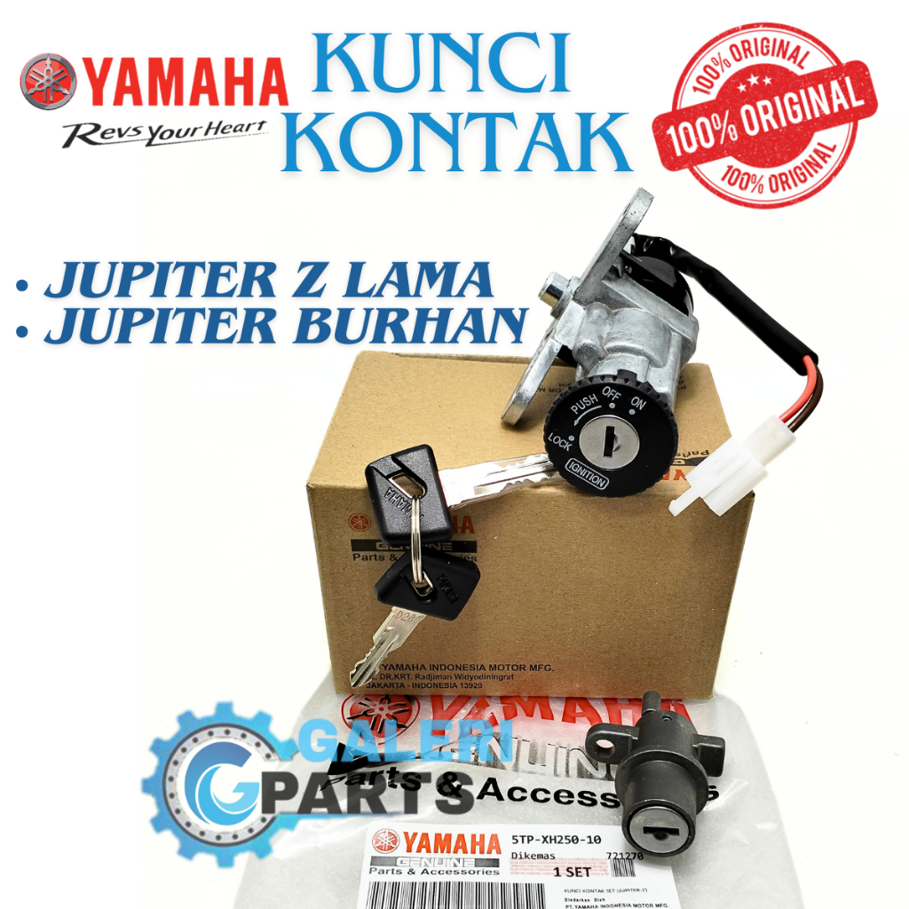 Jual ORIGINAL KUNCI KONTAK ASSY KEY SET YAMAHA 5TP JUPITER Z LAMA ...