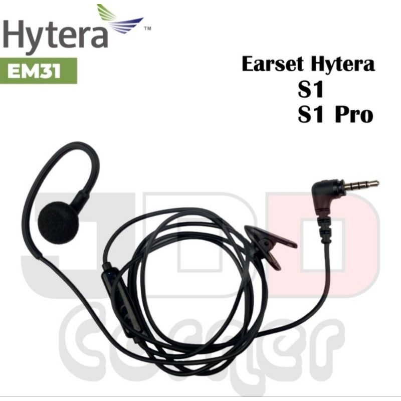 Jual Earset HT Hytera S1 Pro EM-31 Jack 3.5mm ORIGINAL EM31 HYT-S35 ...