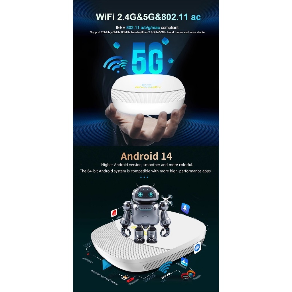 Jual {Rumah Xiaomi}TV98 ATV MAX Android TV Box with Dual Band 5G WiFi ...