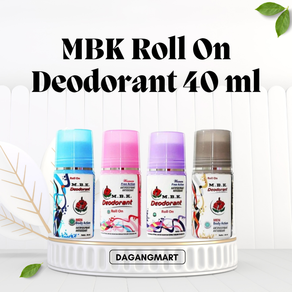 Jual MBK Roll On Deodorant | Deodorant Antiperspirant | Penghilang Bau ...
