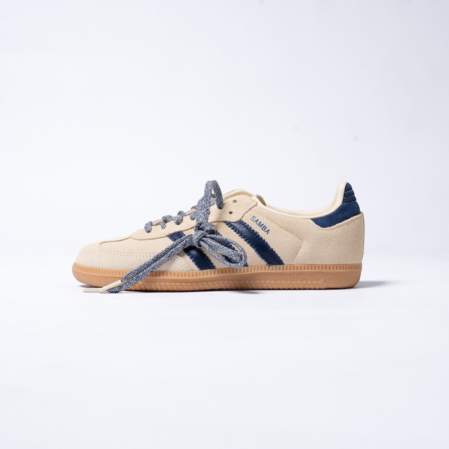 Jual ADIDAS Samba Warm Vanilla Night Indigo GS JS3525 ( 100% Authentic ...