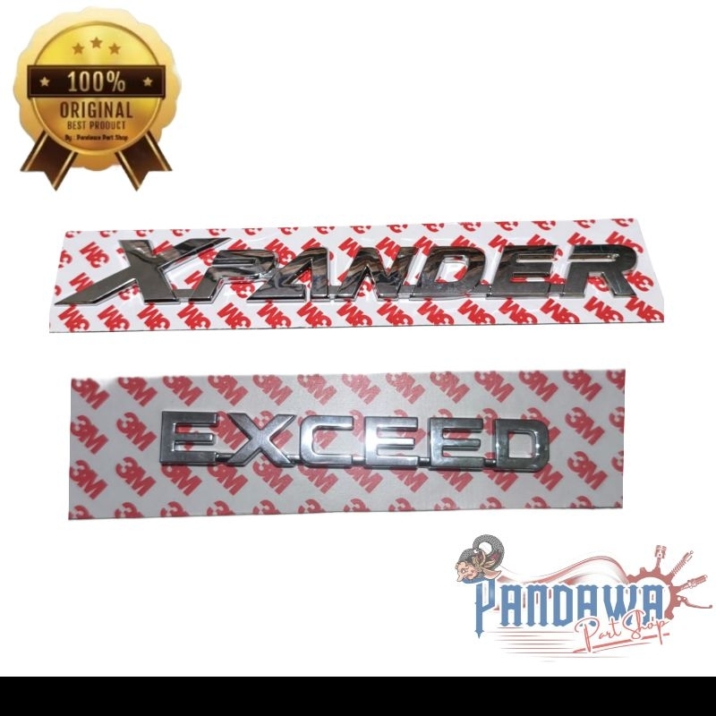 Jual Emblem logo belakang mobil Mitsubishi Xpander Exceed original ...