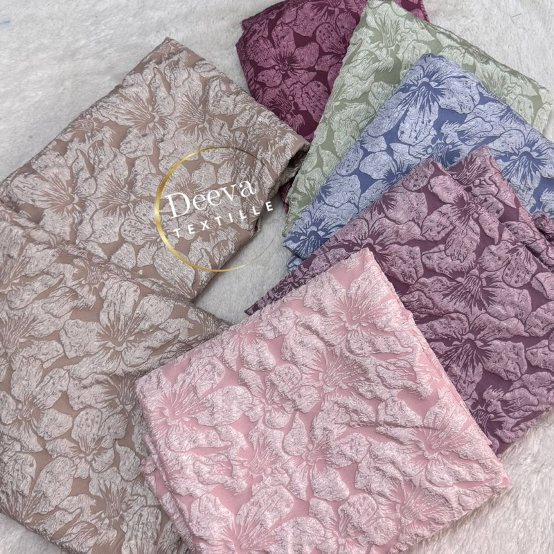 Jual Kain/Bahan Jacquard Embos/ Kain Jacquard Fukuro/ Jacquard Timbul ...