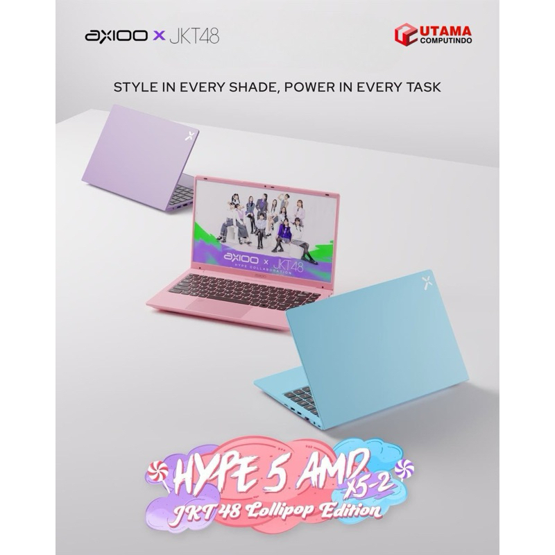 Jual Axioo Hype5 AMD X5-2 Lollipop R5-7430U 8GB/256GB SSD/14