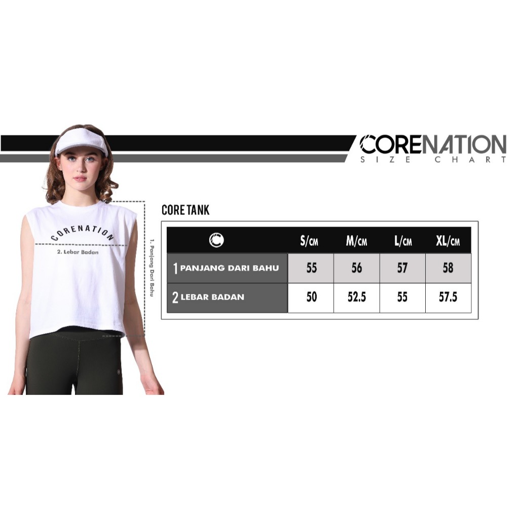 Jual CoreNation Premium Sleeveless Core Tank | Shopee Indonesia