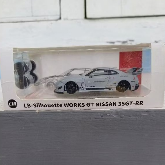 Jual CM Model Nissan LBWK GTR R35 Fighter Grey | Shopee Indonesia