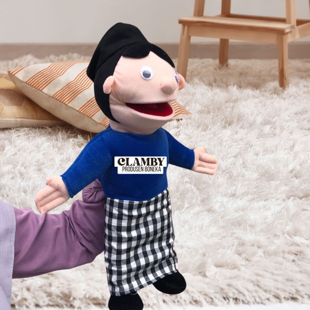 Jual Boneka muppet karakter santri putra boneka dongeng Ventriloquist ...