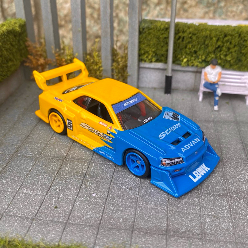 Jual Hot Wheels Custom R34 LBWK SPOON | Shopee Indonesia