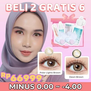 [8 Item Paket kombinasi ] Mysticeyes Softlens (0.00 s/d -4.00) 2 Softlens+1 Air Softlens 60ml+1 Eye drops 10ml+1 buah alat pencuci softlens+2 Softlens case+capitan & aplikator