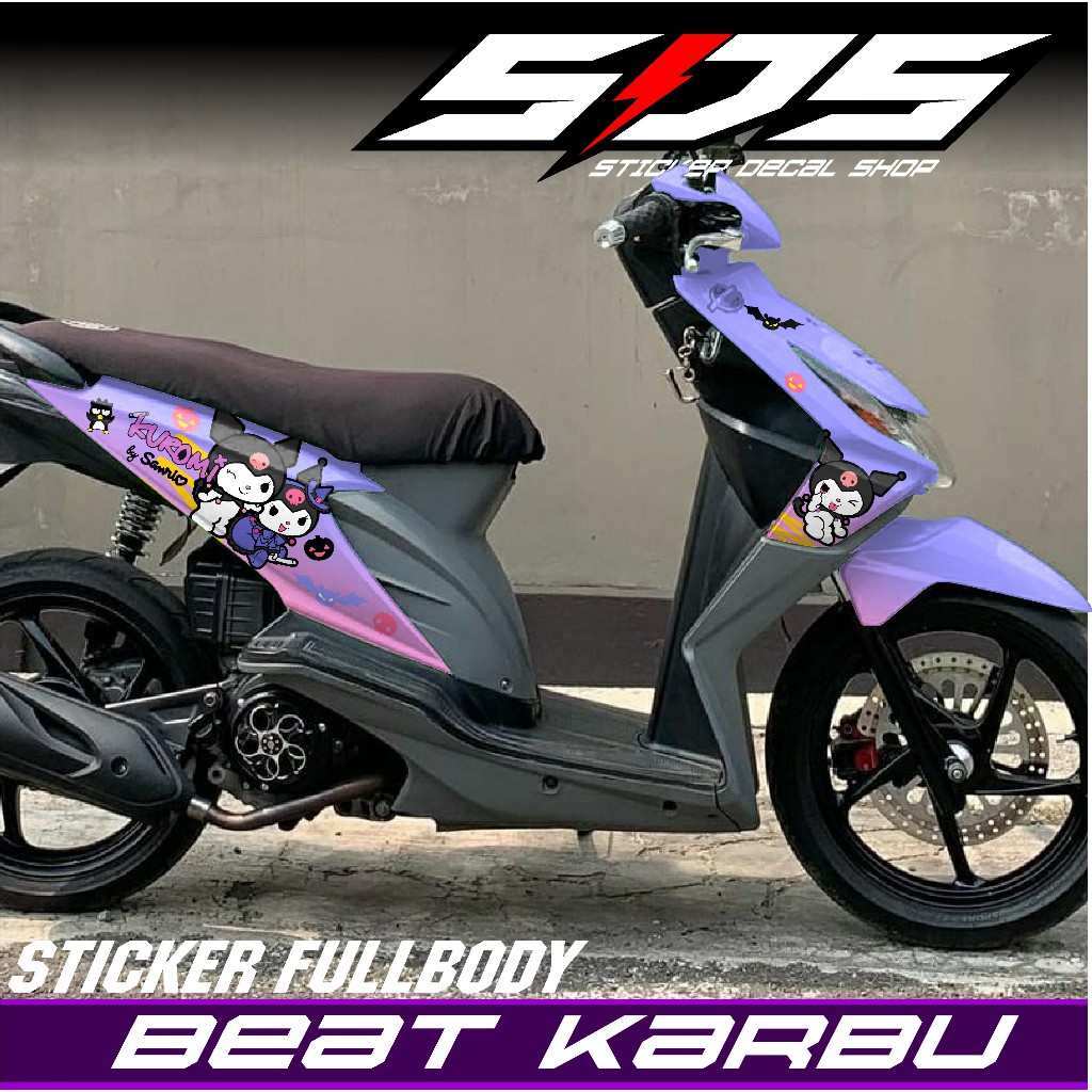Jual Sticker Decal Full Body Motor Honda Beat Karbu 2008-2012 - Stiker ...