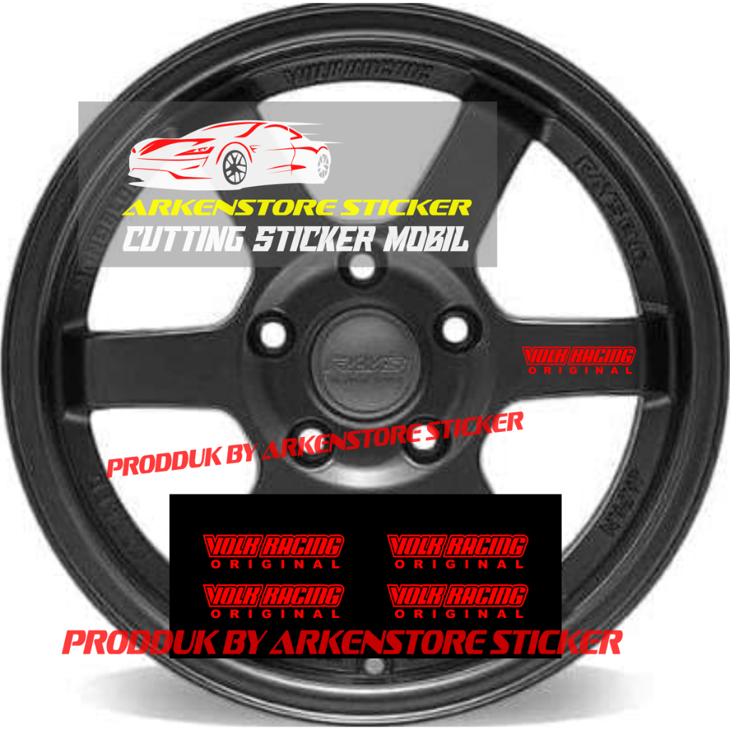 Jual Sticker volk racing sticker velk volk racing original sticker velk ...