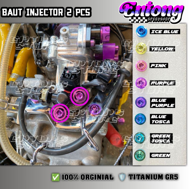 Jual Baut Set Titanium Injector Vario 125 150 Old New isi 2 pcs ...