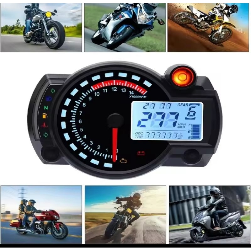Jual speedometer spidometer digital rx2n bisa semua motor | Shopee ...