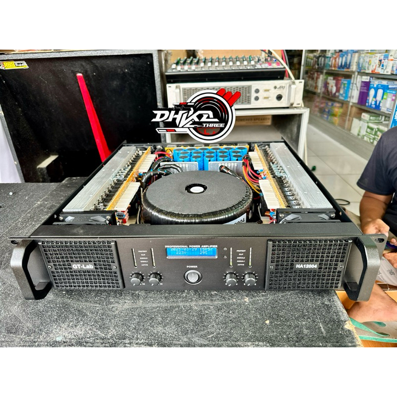 Jual POWER GT LAB HA 12004 4 CHANNEL CLASS H / POWER GTLAB HA12004 ...
