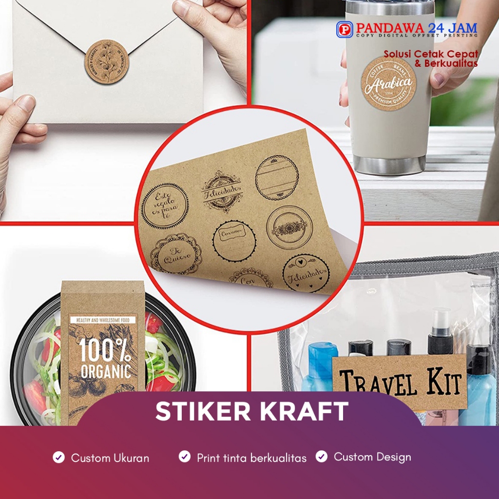 Jual Stiker Kraft Custom Cetak Sticker Samson Print and Cut | Shopee ...