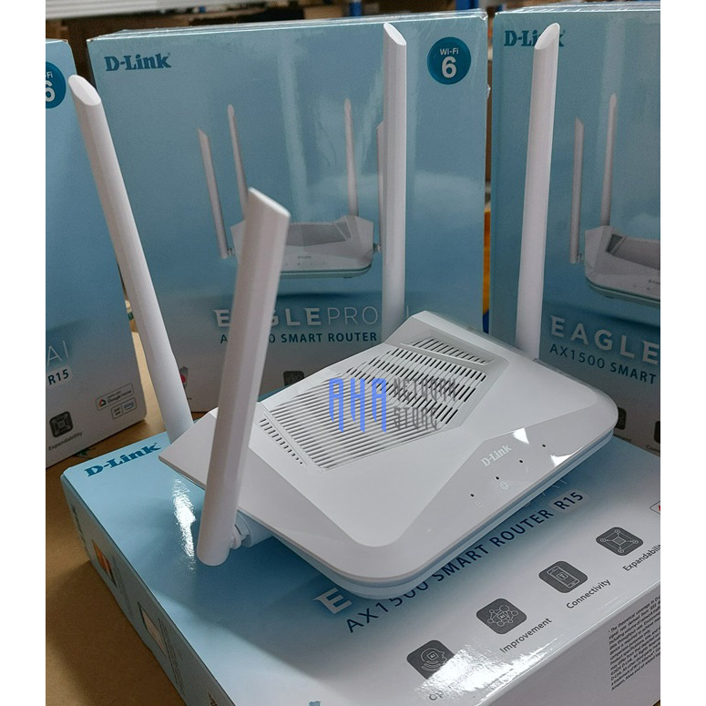 Jual R15 Eagle Pro AI DLink R15 WiFi6 AX1500 Gigabit Smart Mesh Router ...