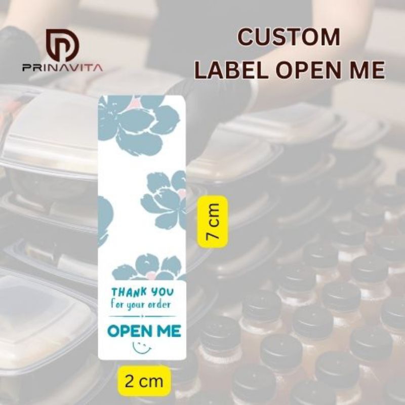Jual Stiker Label Custom 2x7 cm - Desain Bebas | Shopee Indonesia