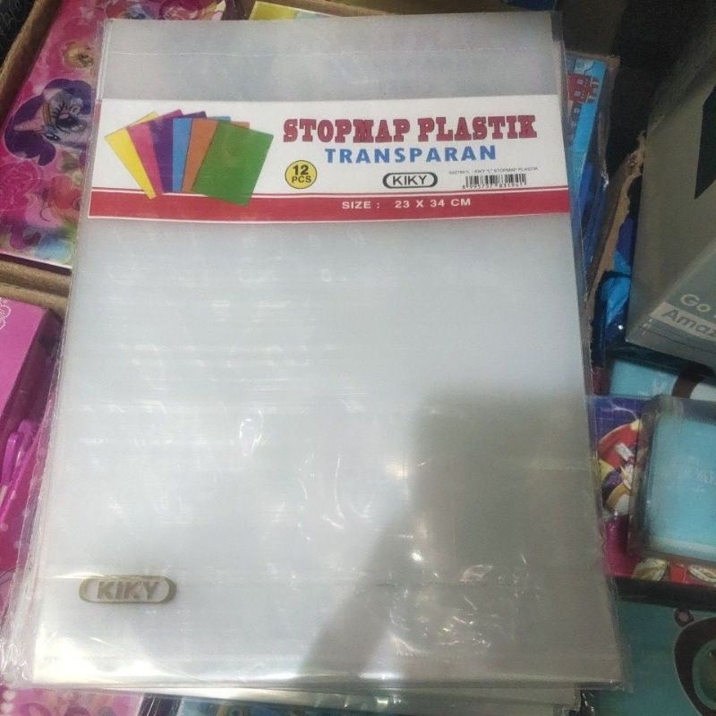 Jual stopmap plastik transparan L bening / pack | Shopee Indonesia