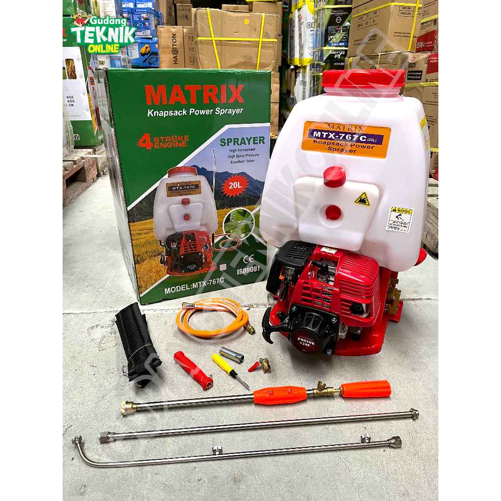 Jual Mesin Sprayer Semprot Hama 15L 20L 2Tak 4Tak MATRIX MTX-767A MTX ...