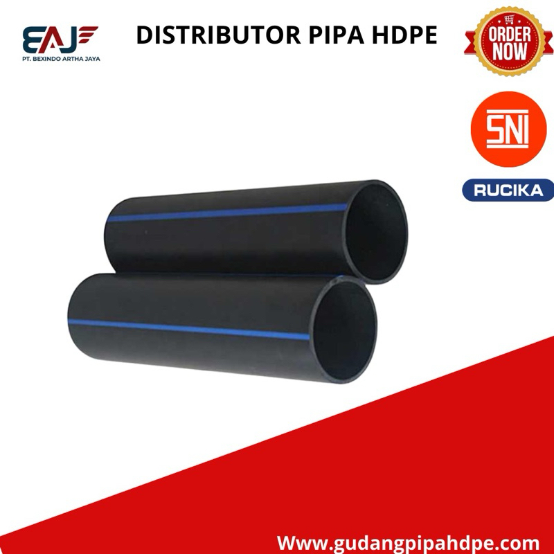 Jual Pipa Hdpe Rucika 200mm Pn16 - Pipa Hdpe Batangan 8