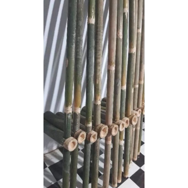 Jual Egrang Bambu mainan tradisional full set 150 cm | Shopee Indonesia