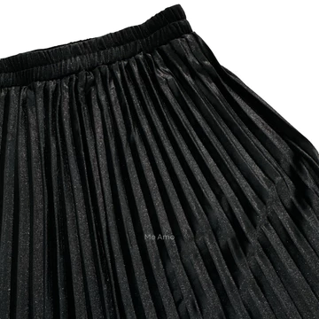 Me Amo Rok Wanita Plisket Bludru Velvet Premium