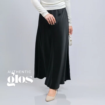 Rok Satin 90CM Satin Long Skirt Rok Satin Wanita Panjang 90cm S Sampai 3XL