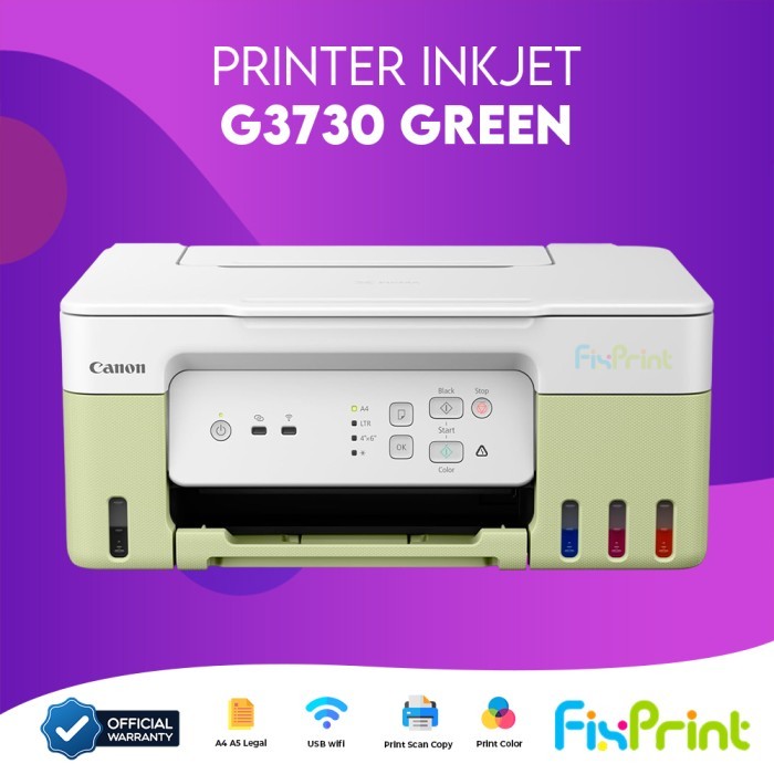 Jual FixPrint Printer Canon PIXMA G3770 / G3730 ALL IN ONE WIFI G 3770 ...