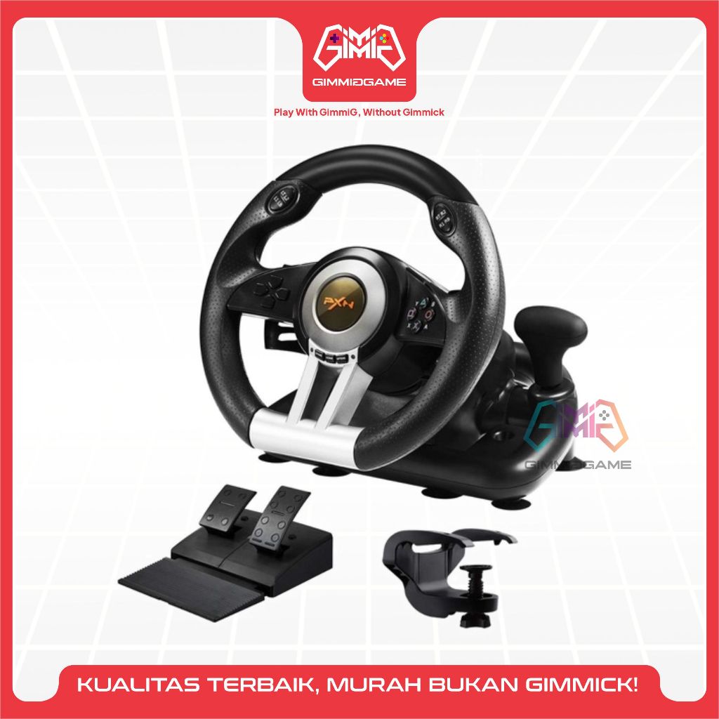 Jual PXN V3 Pro Steering Wheel Racing Stir Setir PS3 PS4 PC Laptop ...