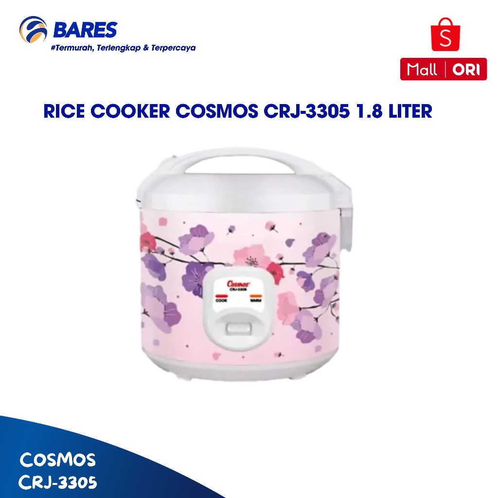 Jual COSMOS FamilyWarm Rice Cooker CRJ - 3305 RICE COOKER KAPASITAS 1,8 ...
