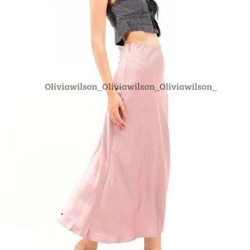 Rok Satin 90 Cm SATIN SKIRT Premium Panjang Rok Satin Semi Duyung Satin Silk Basic Wanita