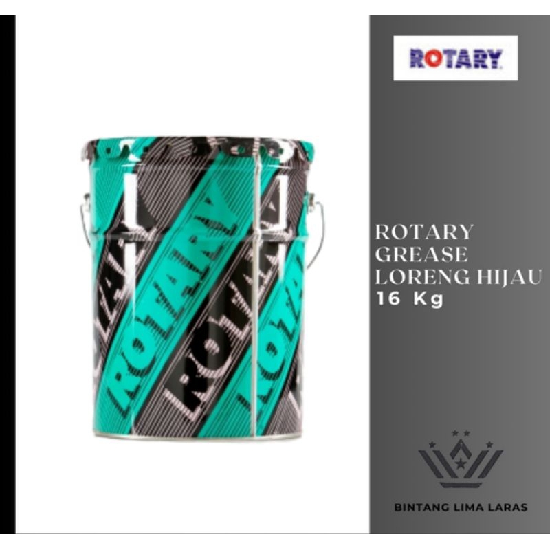 Jual Rotary Grease Loreng Hijau 16 kg Minyak Pelumas Gemuk | Shopee ...