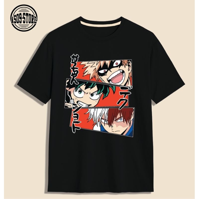 T-shirt Bakugo My Hero Academia Burger King - Taille XL - Gris - Neuf Avec Étiquettes - Collection