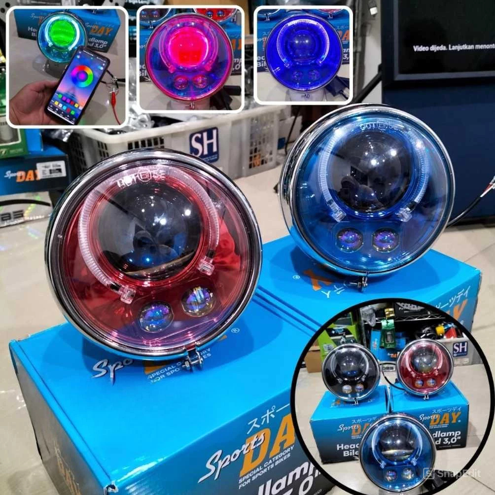 Jual BILED LASER BILED CB 125 BILED LASER TERBARU DAY biled set batok ...