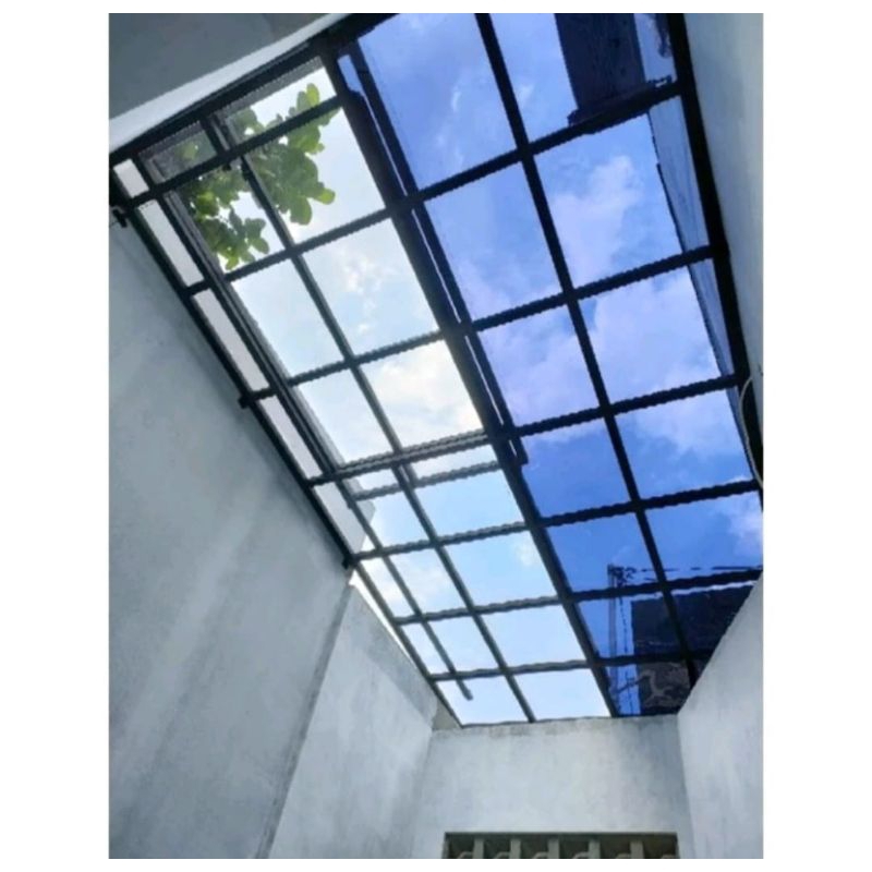 Kanopi sliding manual minimalis (SkyLight Carport)
