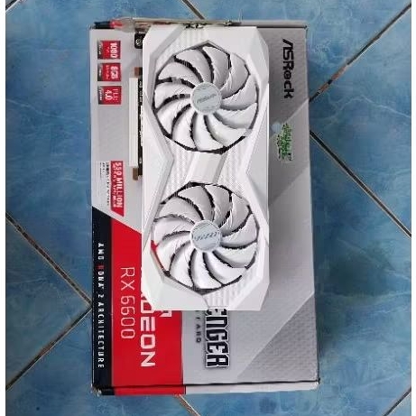 Jual Rx6600 Asrock Challenger White Rx 6600 Second Pemakaian Pribadi ...