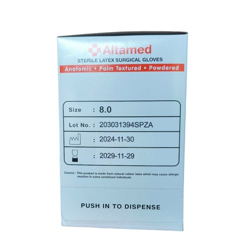 Jual sarung tangan steril powder altamed/handscoon steril altamed ...