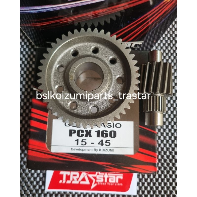 Jual GEAR RASIO GIGI RASIO TRA STAR PCX 160 VARION160 ADV 160 | Shopee ...