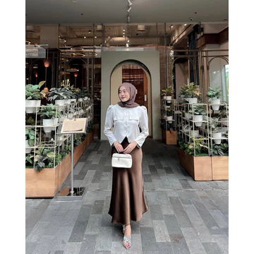 Satin Long Silk Rok Satin Duyung Panjang S Sampai 3xl