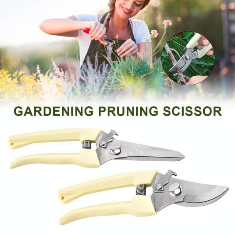 Jual gunting dahan ranting stek pruning stainless steel pruning shears ...