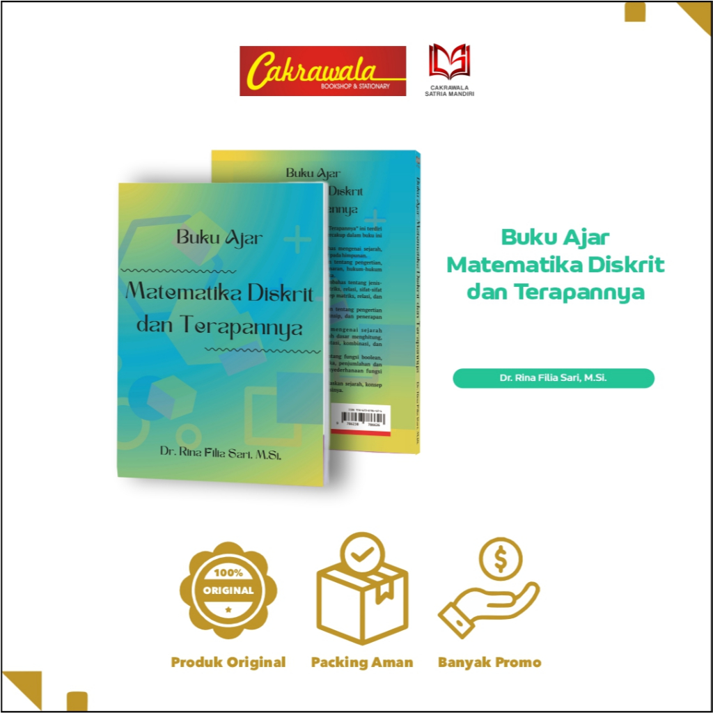 Jual Matematika Diskrit dan Terapannya | Matematika Diskrit | Logika ...