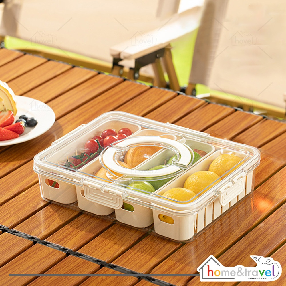 Jual HOVELSHOP Food Container Box Wadah Penyimpanan Makanan Buah Sayur ...