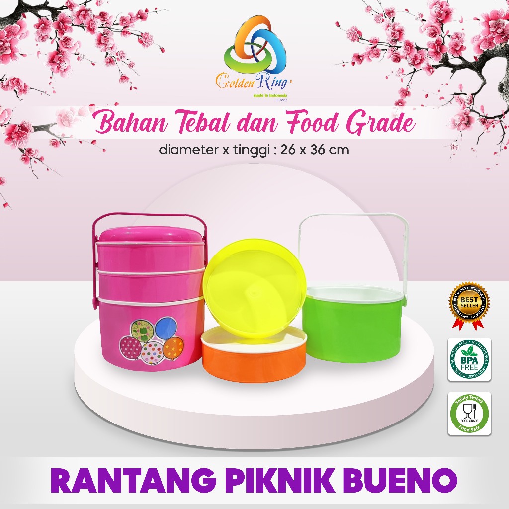 Jual RANTANG PIKNIK OKE / Rantang Susun / Rantang Besar | Shopee Indonesia