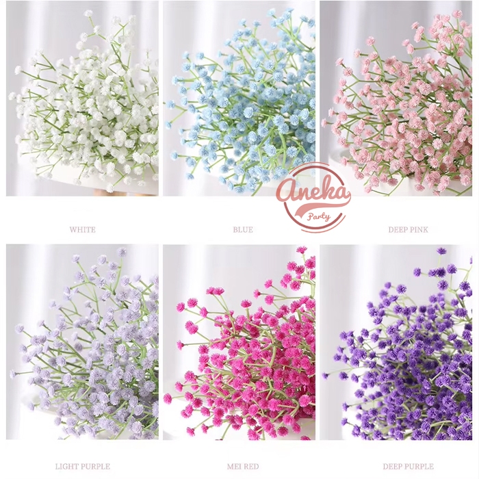 Jual Bunga Artificial Baby Breath Panjang / bunga prewedding / Bunga ...