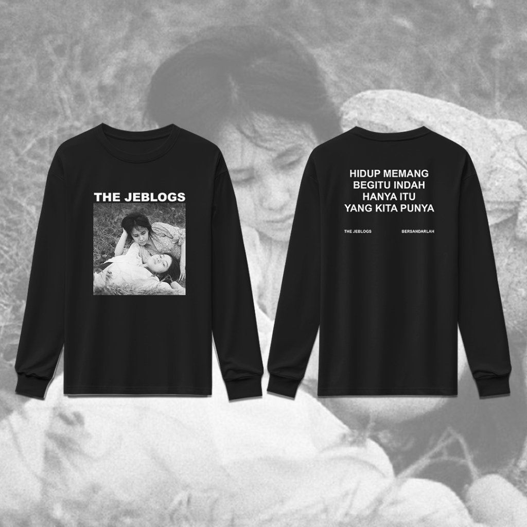 Jual Longsleeve The Jeblogs Lirik Bersandarlah | Shopee Indonesia